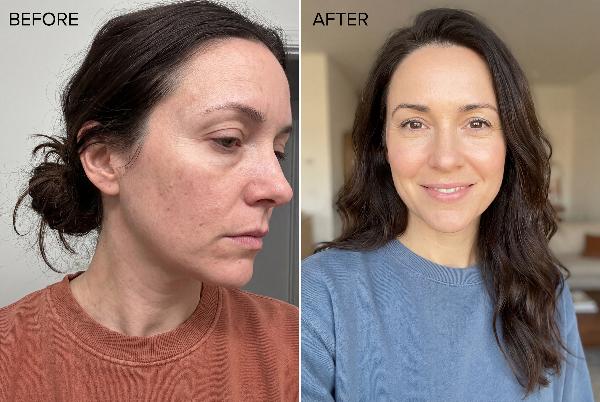 Skin transformation results